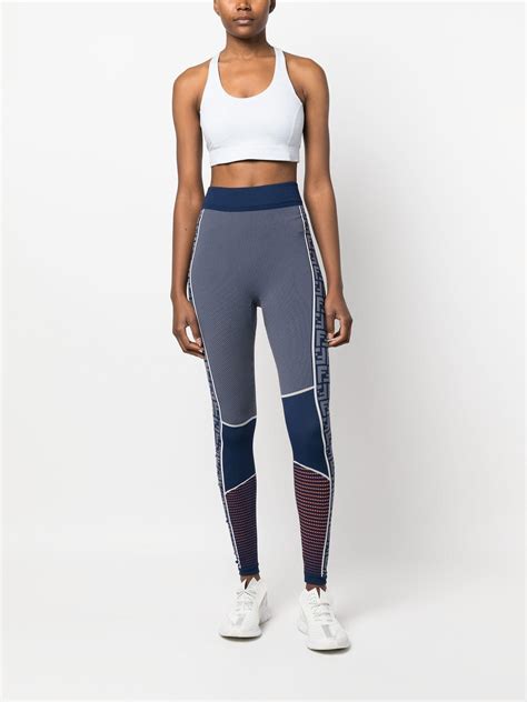 fendi blue leggings|Fendi designer leggings.